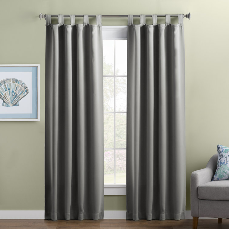 Wayfair Basics® Blackout Thermal Tab Top Single Curtain Panel & Reviews Wayfair
